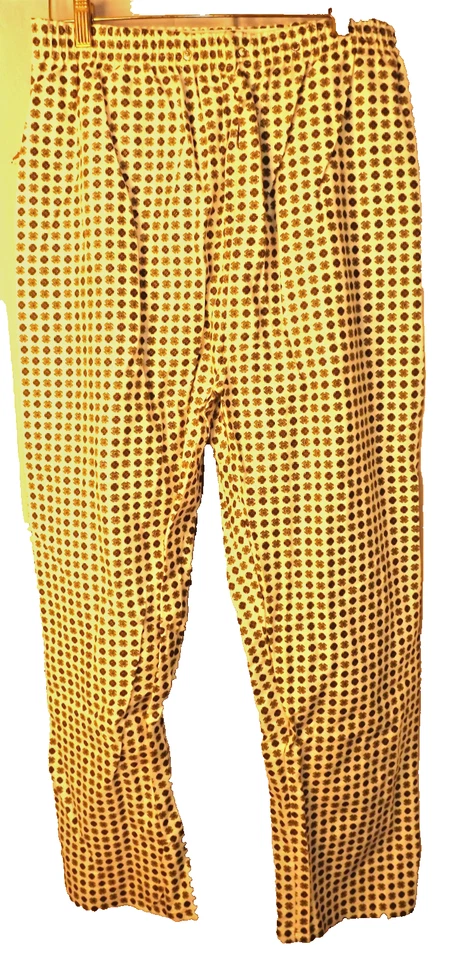 Conjunto de pijama Van Heusen colección clásica pantalones a presión camisa con botones estampado para hombre talla M Foto 4 de 4