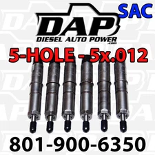 DAP Performance Injectors 5x.012 SAC for  Dodge RAM Cummins Turbo Diesel 94-98