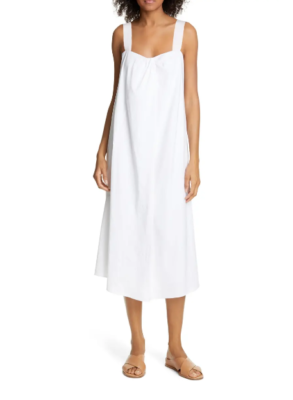 knee length dresses for ladies Valentina Linen Dress – Sunday St Tropez