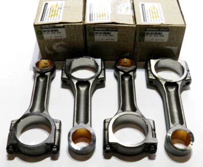 JEU DE BIELLES (4 UNITES) OPEL SUZUKI VOLVO RENAULT 1.9 DCI F9Q (OE 7701476250) - Photo 1/2