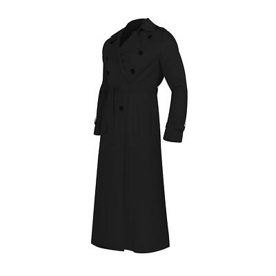 BIISDOST Herren Trenchcoat Winter - Stylischer Übergangsmantel Für Kalte Tage