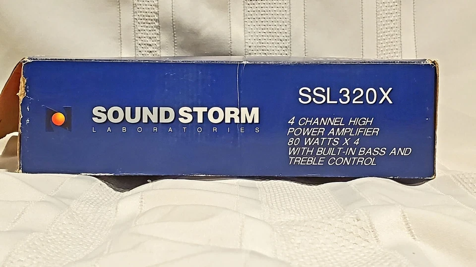 Soundstorm SSL320X amplificador de carro 4 canais 80W embutido controle de agudos graves - Imagem 3 de 4