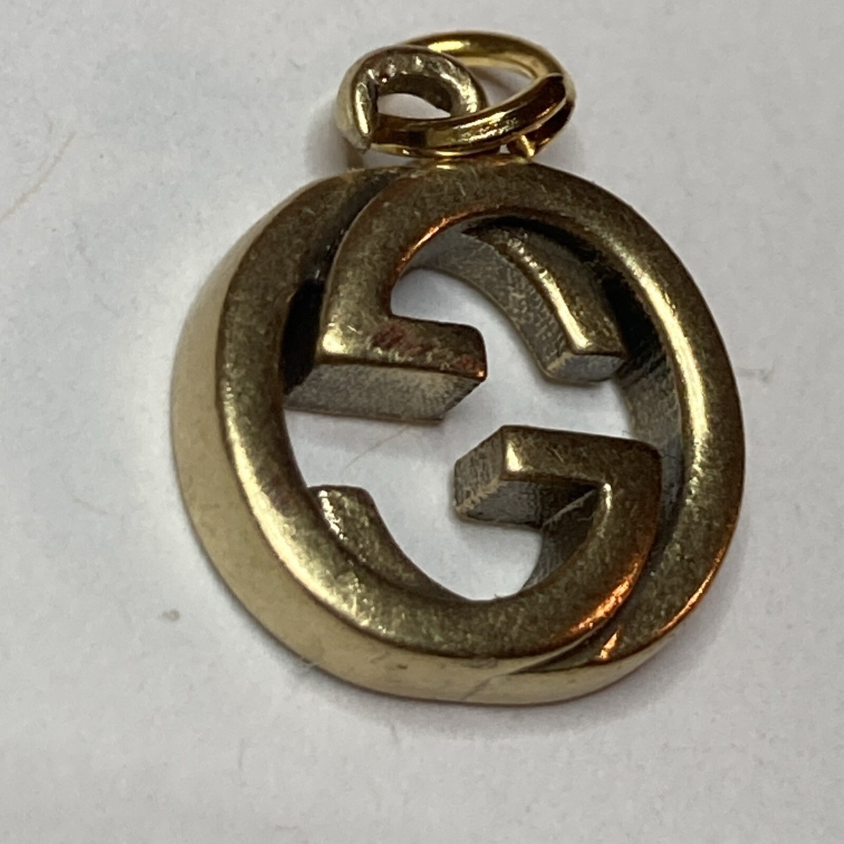 Gucci GG Gold Button Zipper Pull Gold 11mm 1pc Small | eBay