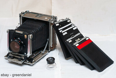 【中古】Linhof リンホフ Technika Symmar 150mm f/5.6 Linhof Technika IV 4x5 Camera + 150mm Schneider Apo-Symmar f 5.6