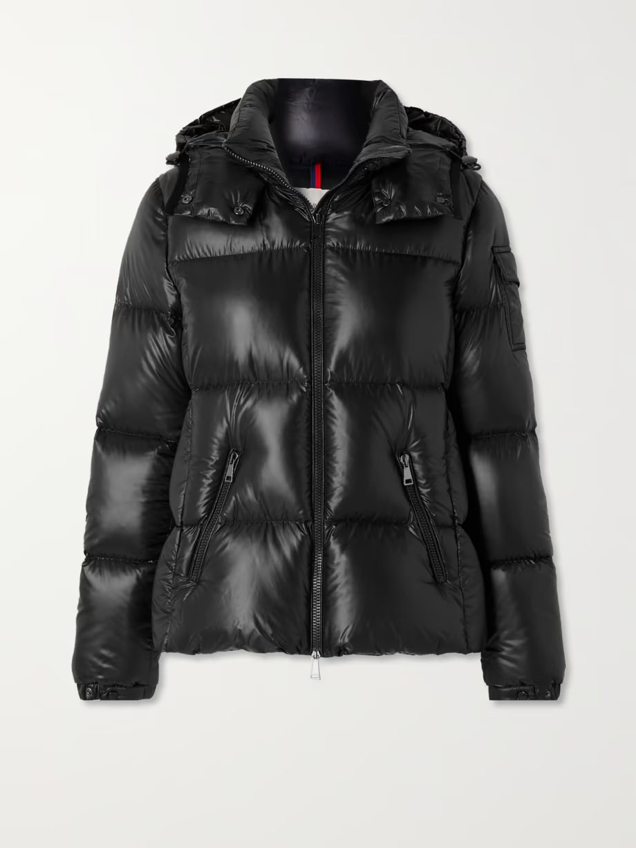 NEW Moncler Fourmine Nylon Down Jacket in Black Size 3 #DC408