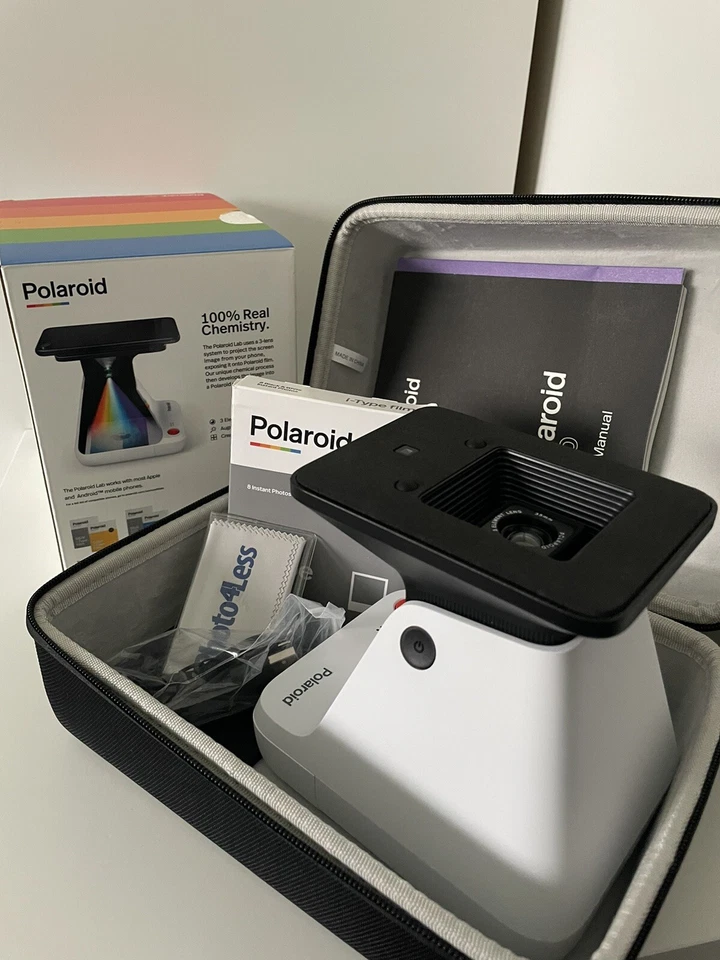 Polaroid - 9019 Lab Instant Photo Printer - White with case - Image 2 of 4