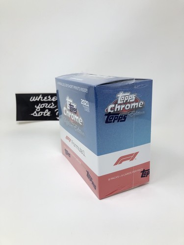 2021 Topps Chrome Sapphire Edition Formula 1 One F1 Racing Card Sealed Hobby Box - Picture 7 of 9