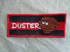 PLYMOUTH DUSTER PATCH - NEW VINTAGE - ORIGINAL  5 x 2 INCHES