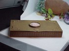 ANTIQUE CHINESE CLOISONNE ENAMEL BRASS HUMIDOR CIGARETTE BOX Pink Floral Insert — photo 4