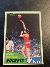 #87 Billy Paultz Houston rockets￼ Elvin Hayes    1981-82 Topps Cb15