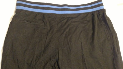 XOXO Womens NEW Pants Stretchy Zippers Black Blue Elastic Bottoms NWT XL Ladies - Foto 10 di 12