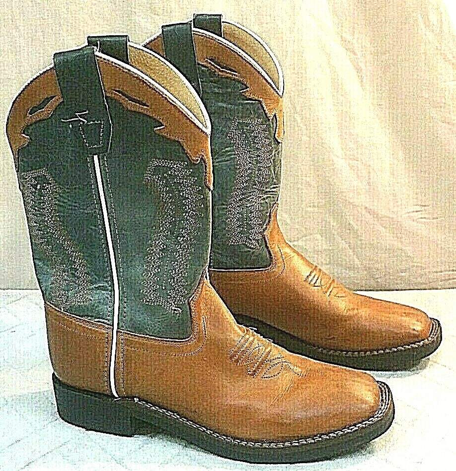 Old West Childrens Boots size 03D bsc1872 Mint school church