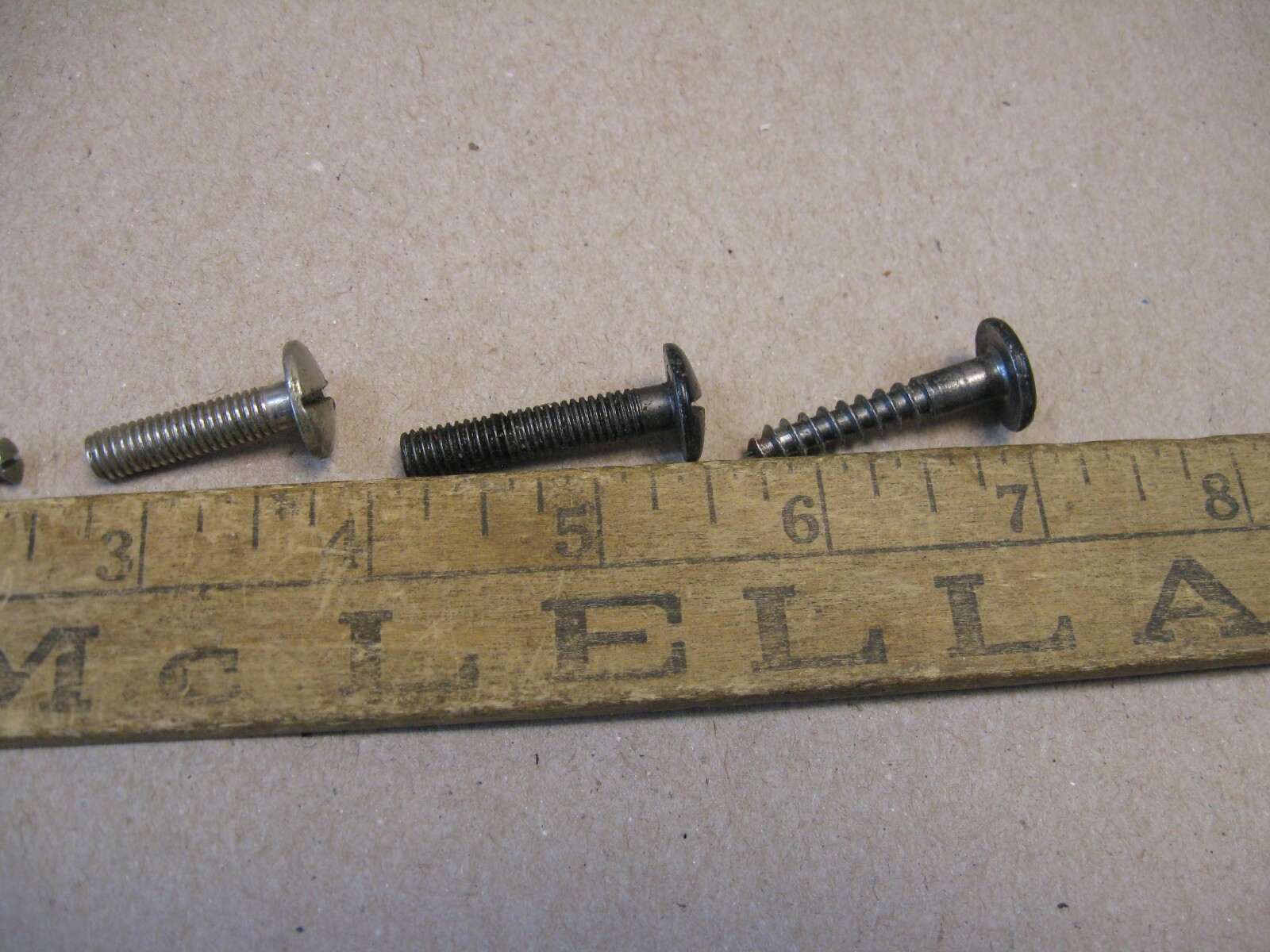 Antique Victor Victrola VV Phonograph Parts Lot Screws Lid Lifts Knob