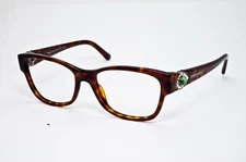 BVLGARI 4074-B 5268 Stone Crystal Tortoise size 51/16/135 Made Italy Eyeglasses