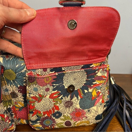 Borsa da viaggio donna Gigi Hill set 4 blu scuro girasole stampa floreale colorata - Foto 12 di 16