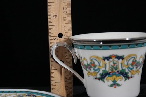 RARE! DISCONTINUED LENOX CHINA FAIR LADY PATTERN CUP AND SAUCER NEW - Picture 11 of 12