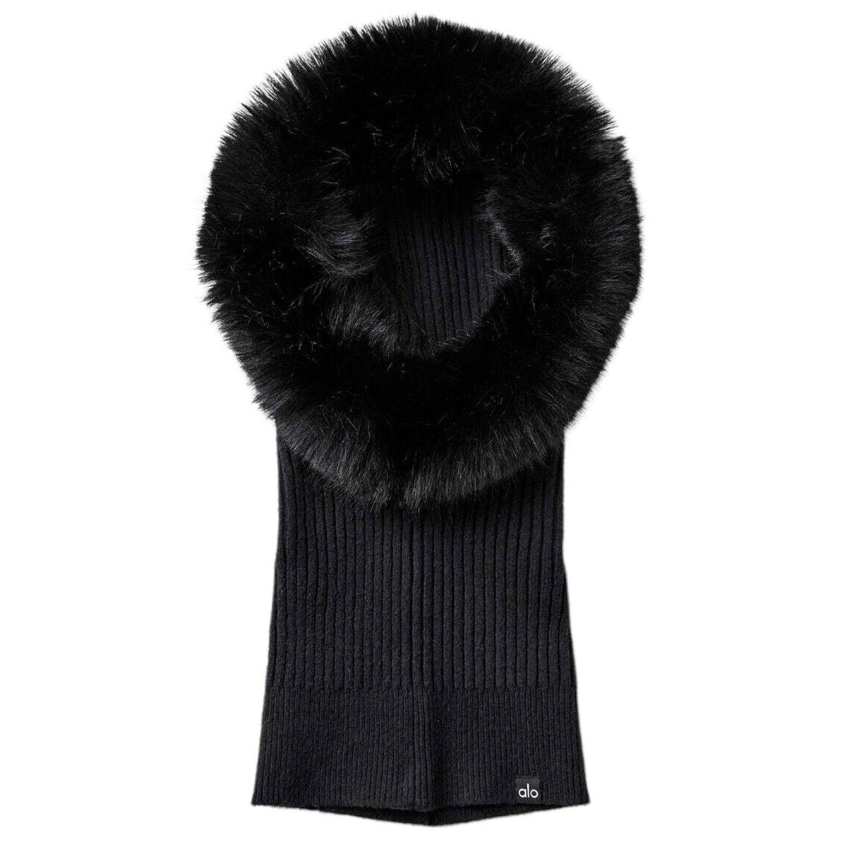 Alo Yoga Opulent Faux Fur Wintersun Balacava Black | eBay