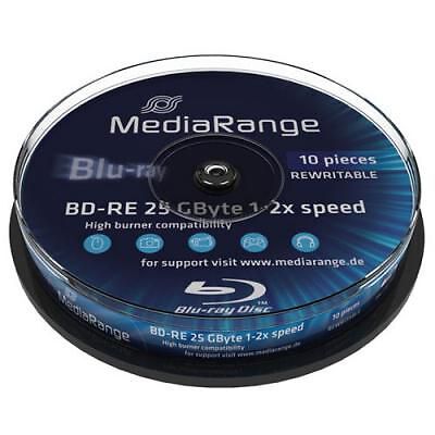 MediaRange MR501 Blank Blu-Ray Disc Bd-Re 25  Gb 10 Pc(S) ~E~