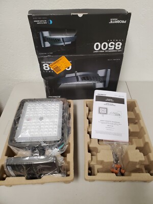 PROBRITE 64W Bronze Outdoor Integrated LED Commercial Area Light 8640 Lumems