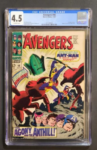 Avengers #46 11/67 Marvel Comics CGC 4.5 Ant-Man, Whirlwind