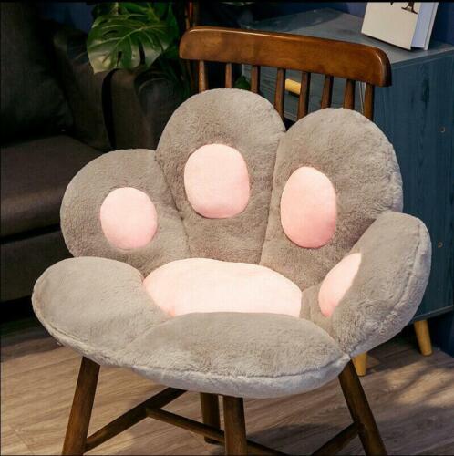 Cute Cat Paw Plush Chair Cushion Child Seat Cushion Sofa Back Pillow Mat Home - Picture 15 of 16