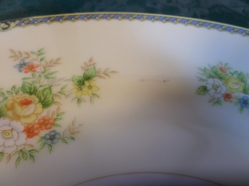 3 Beautiful Vintage Rose China Floral Designed Occupied Japan Dinner Plates - Picture 9 of 9