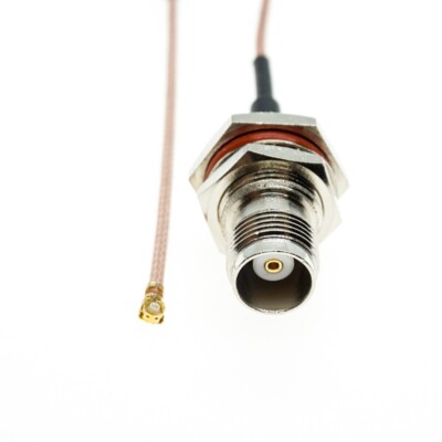 UFL U.FL IPX to TNC Female NUt Bulkhead RF RG178 Pigtail IPEX cable Jumper