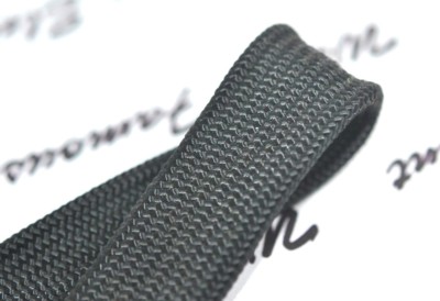 10ft (3m)- 1/2'' 0.5'' Black Manhattan/CDT XS-200N Nylon Braided Sleeving USA