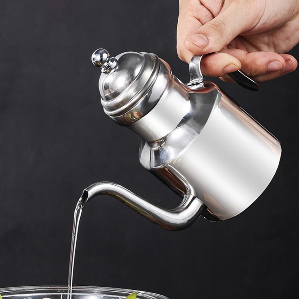 Oil Vinegar Dispenser Steel Oil Vinegar Olive Dispenser PourerBrand New