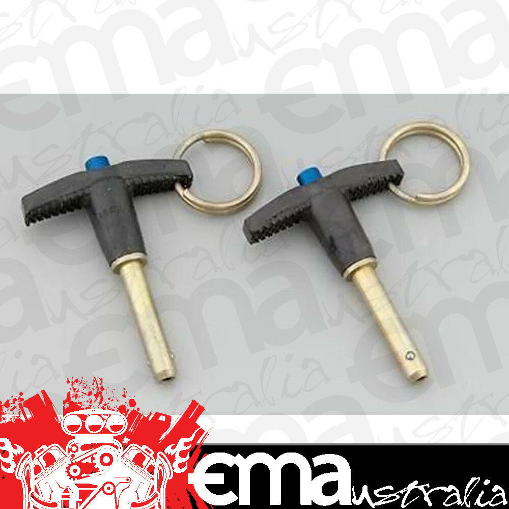 Moroso MO90380 Quick Release Pins 1/4" Diameter 1" Long 8200 Lb Shear