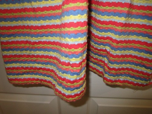 Rare Editions Girl's Rib Knit Stripe Dress Multicolor Size 6X - Picture 7 of 11