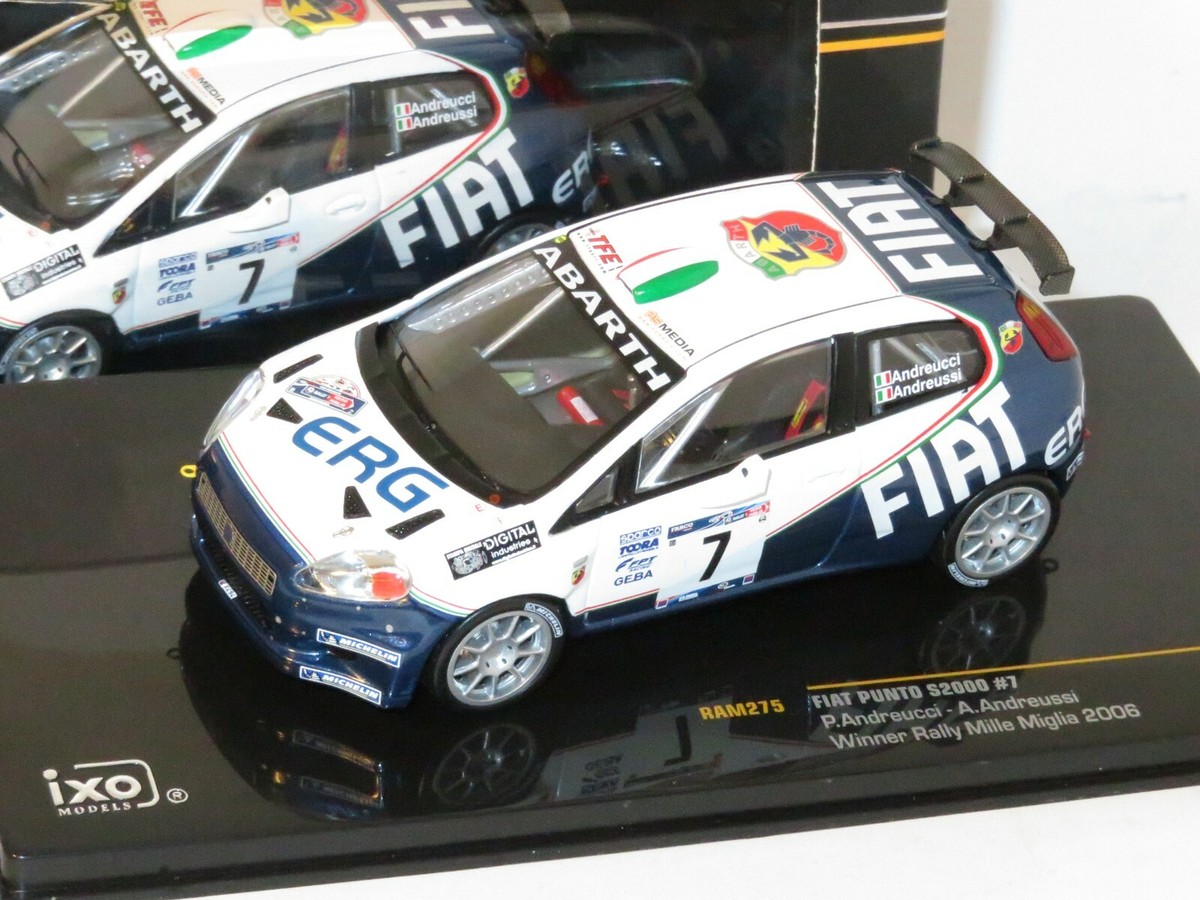 1/43 Fiat Grande Punto Abarth S2000 Winner Rally Mille Miglia 2006