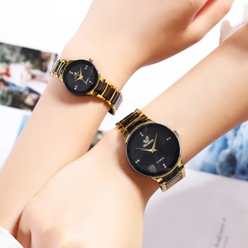 New Men Luxury Watches New Arrived Cool Black Gold Quartz Steel Wristwatch - Picture 17 of 28