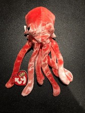Ty Beanie Baby WIGGLY the Octopus / Squid Nice with TAGS RETIRED