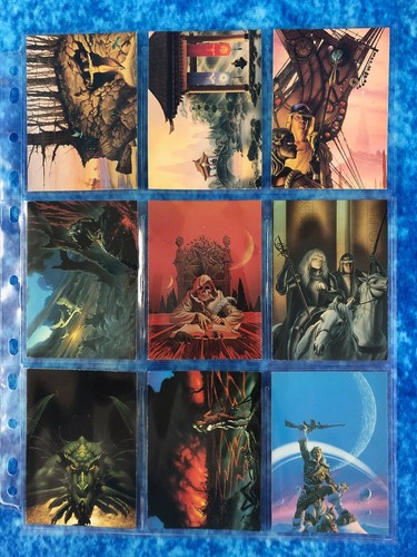 Michael Whelan: Adventures in Fantasy ncomplete trading card base set 1993 - Foto 12 di 21