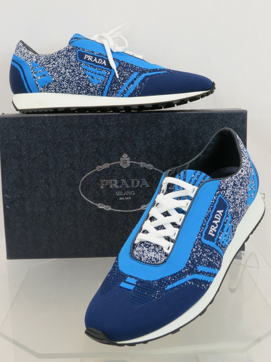 Size 11 - Prada Knit Jacquard Fabric Low Navy for sale online | eBay