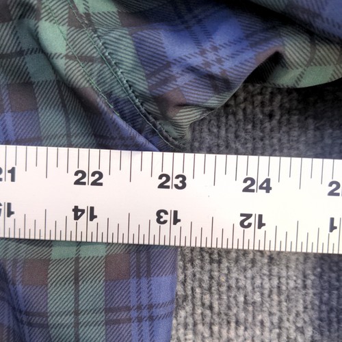 Highlander Men's Windbreaker Jacket Large Long Sleeve Multi Plaid Vintage - Picture 12 of 12
