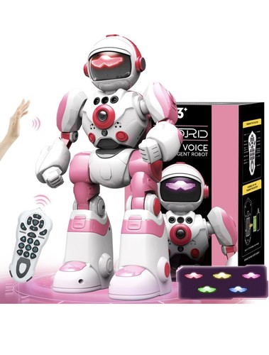 Robot Toys for Kids 3-5, Robot for Girls 3 4 5 6 Year Old Upgrade Record Voic... - Picture 9 of 10
