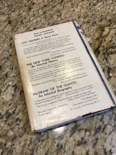 THE NEW YORK YANKEES by FRANK GRAHAM PUTNAM BASEBALL HISTORY vintage book - Picture 2 of 4