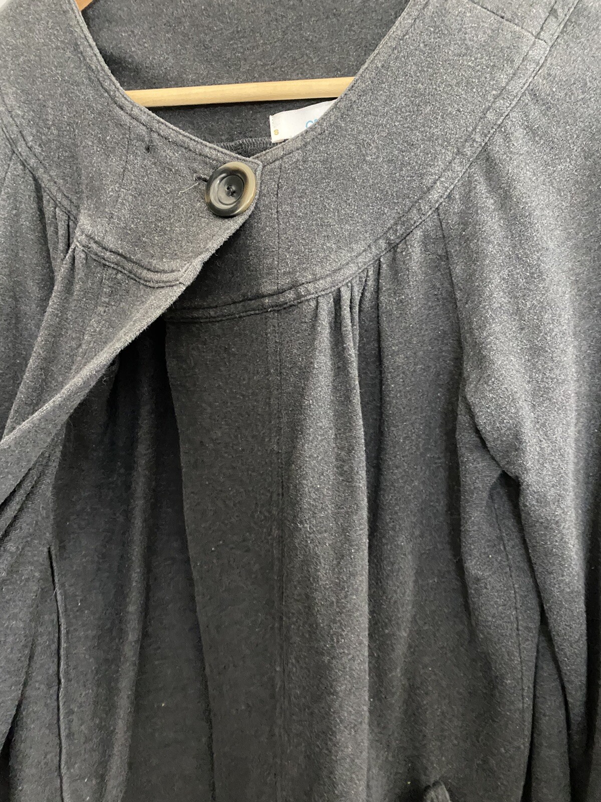 C&C California Solid Gray Single Button Double Po… - image 2