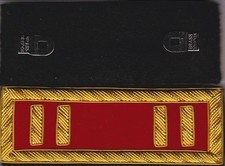 Civil War Artillery Captain Shoulder Boards -Straps w/Frock Clips Attached
