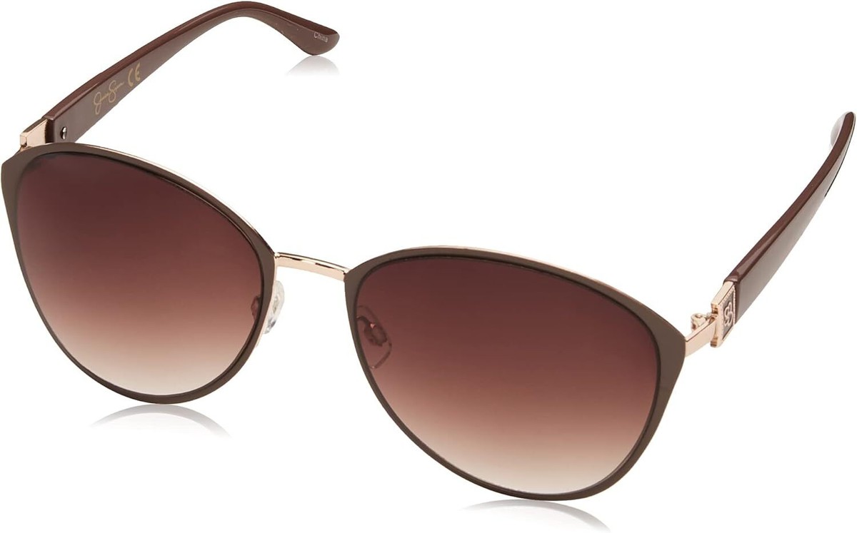 Jessica Simpson J5329 Chic Women's Metal Cat Eye Sunglasses with
