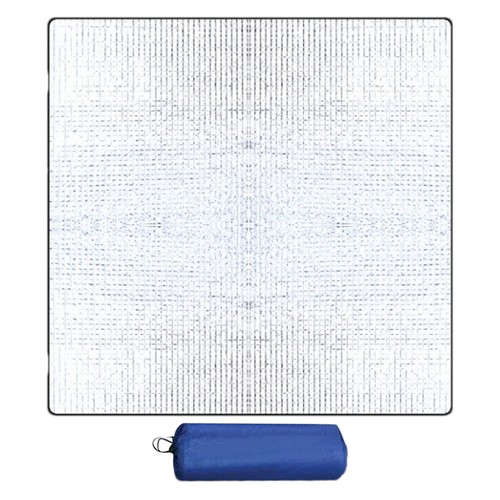 Tent Mat For Camping 76 x 70 in Double-Sided Insulating Aluminum Foil Picnic Pad