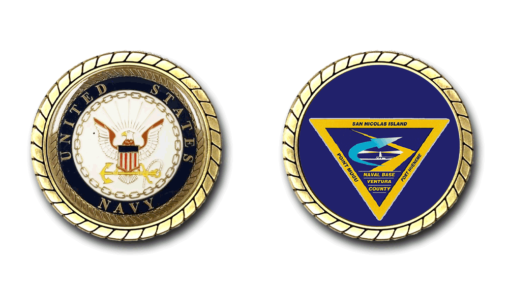 Naval Base Ventura County US Navy Challenge Coin Officially Licensed US Navy