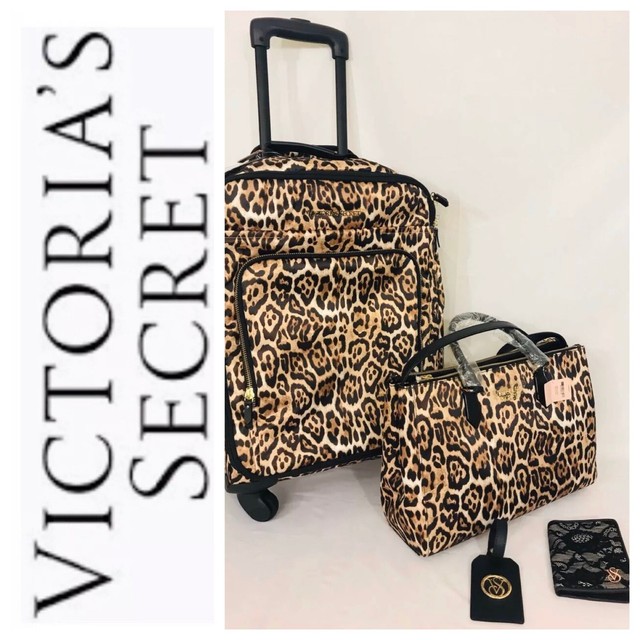 leopard luggage bag