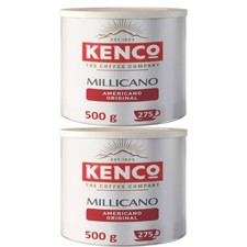 Kenco Millicano Americano Original Instant Coffee 2 x 500g Tins - 550 Servings