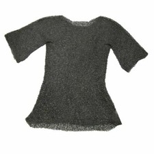 Medieval ChainMail Shirt Flat Riveted With Flat Washer Haubergeon SHIRT HALLOWEE