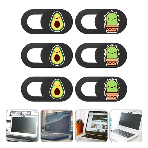 6 PCS Laptop Lens Cover Webcam Cover Slide Cover Slide