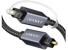 10 Ft Digital Optical Audio Cable Samsung Vizio LG Sony Sound Bar TV PS4 Xbox US