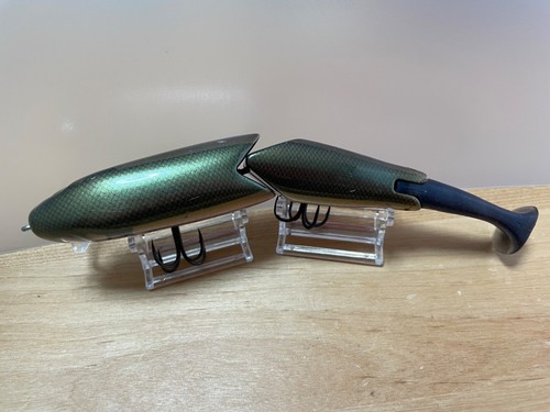 Timber flash Jr evergreen #606 G Wakasagi swimbait wood Topwater fishing lure - Picture 8 of 13